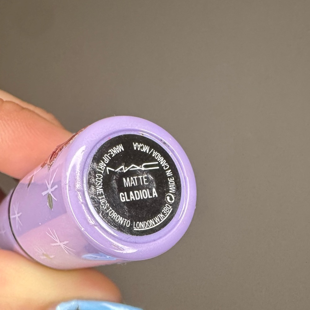 💎RARE💎 MAC Cosmetics Lipstick Gladiola Matte Pink LE Dame Edna Collection 2008
